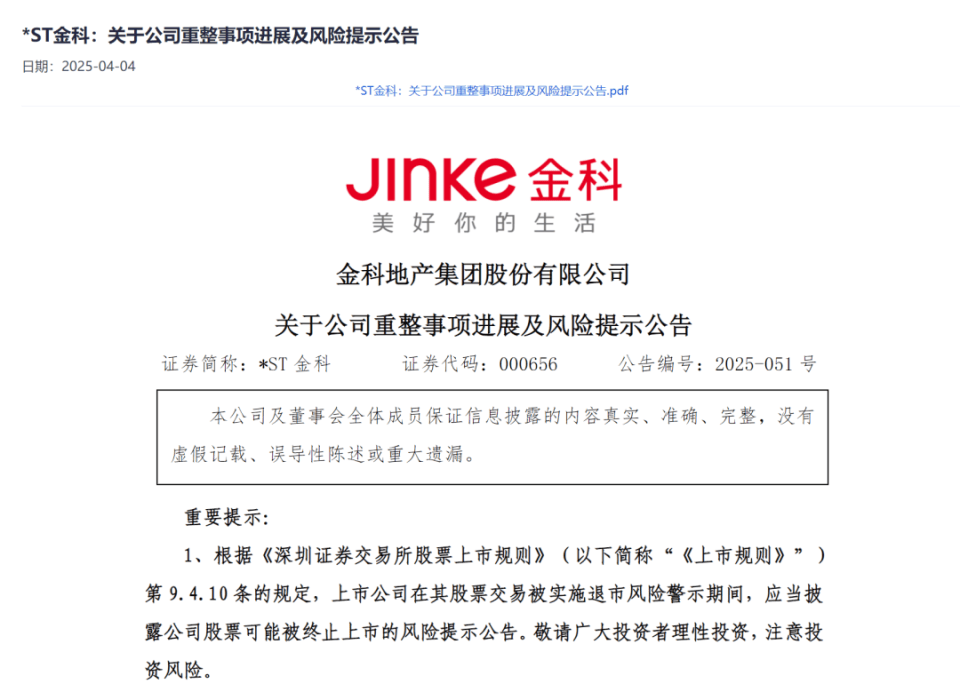 百万债权清偿率1折，核心债权人改变主意 重庆金科重整计划通过背后