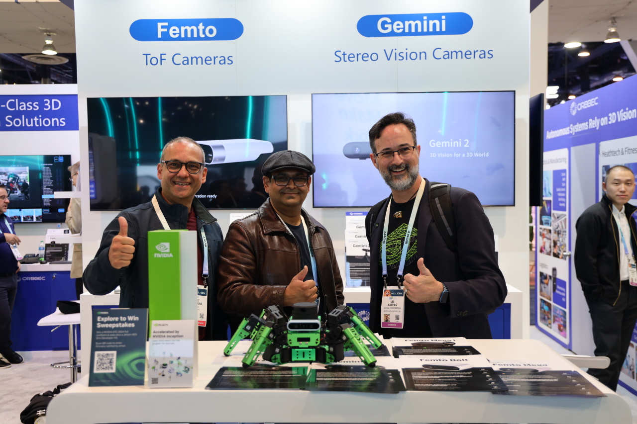 奥比中光：公司发布最新一代工业级双目视觉解决方案Gemini435Le