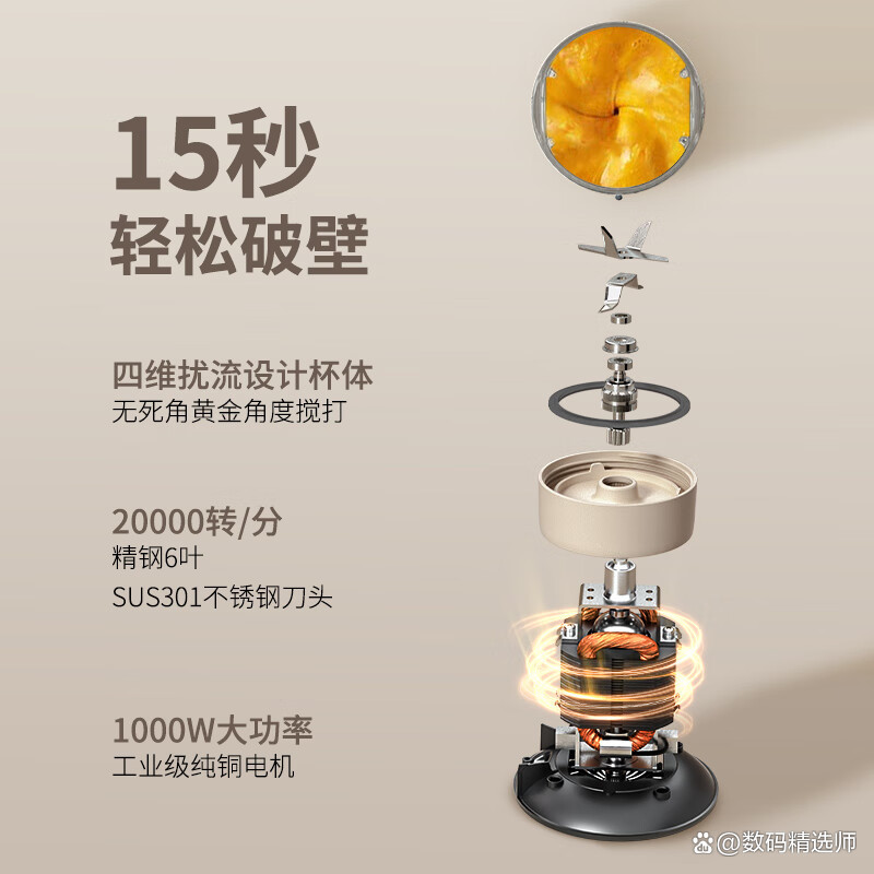 美的集团获得发明专利授权：“机座组件及食物料理机”