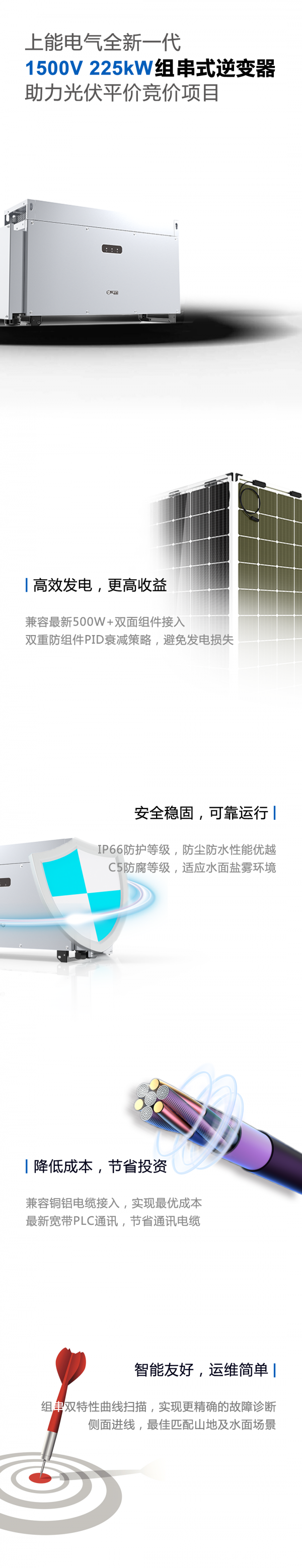 上能电气获得外观设计专利授权：“光伏系统一体机”