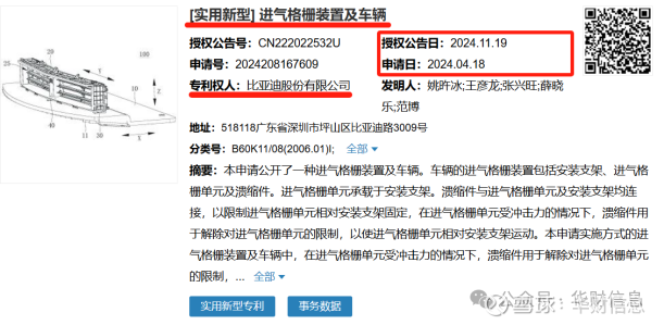 比亚迪获得实用新型专利授权：“继电器”
