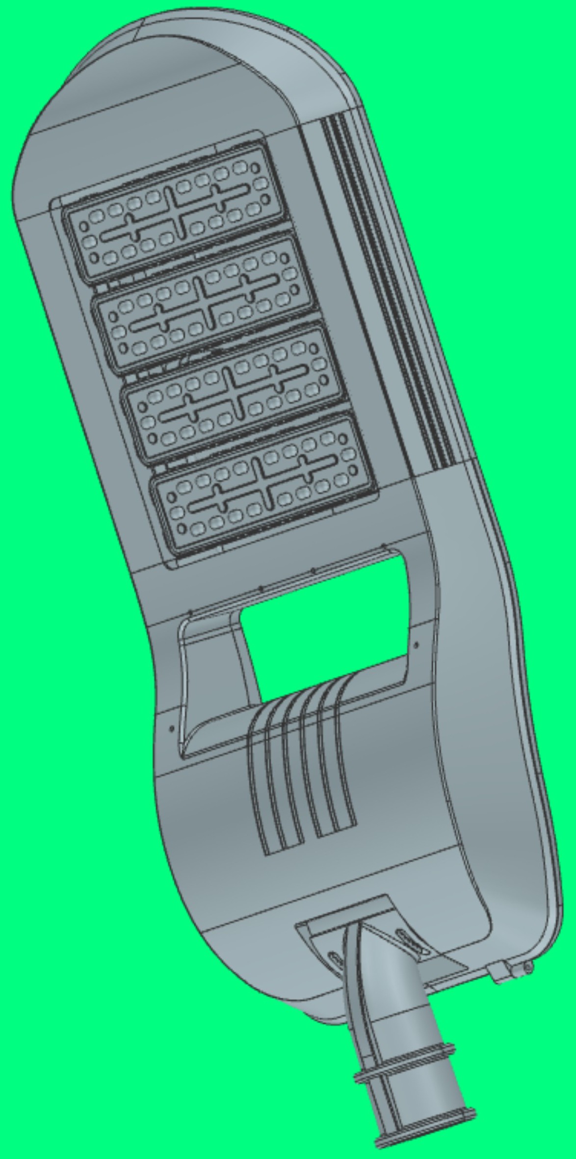 洲明科技获得外观设计专利授权：“LED路灯灯头的主体（Ecoluzia_06）”