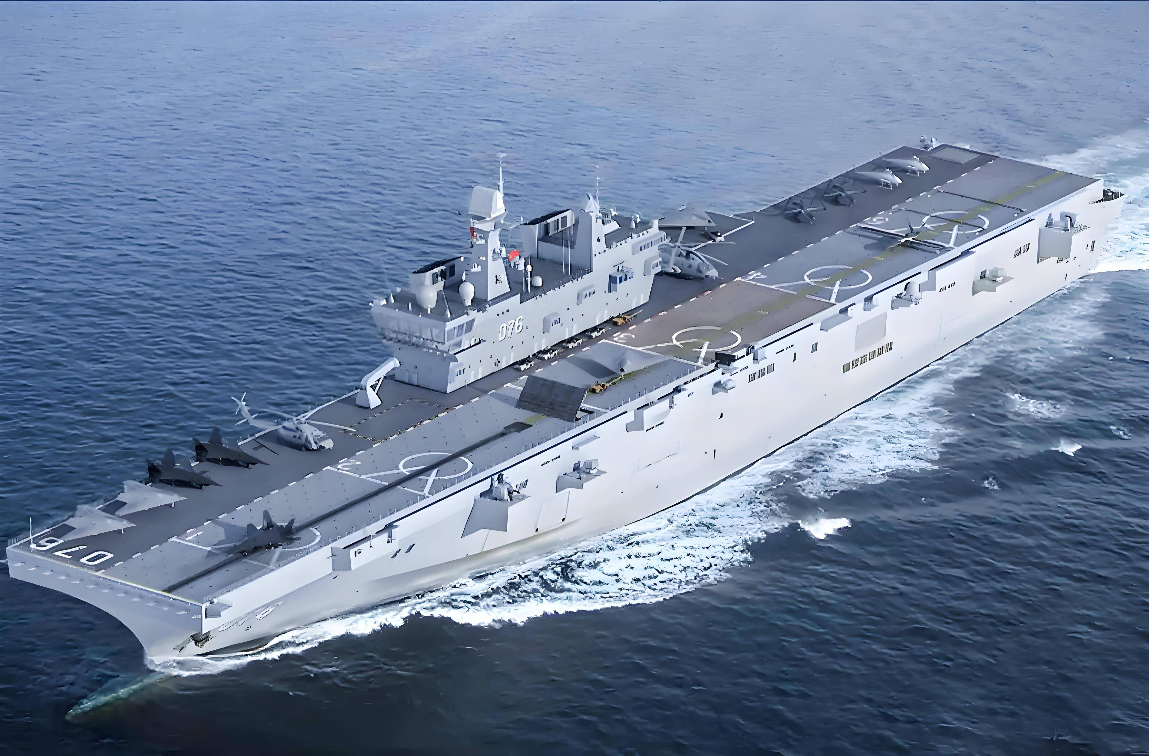 我国第一艘电磁弹射型航空母舰入列 习近平出席入列授旗仪式并登舰视察