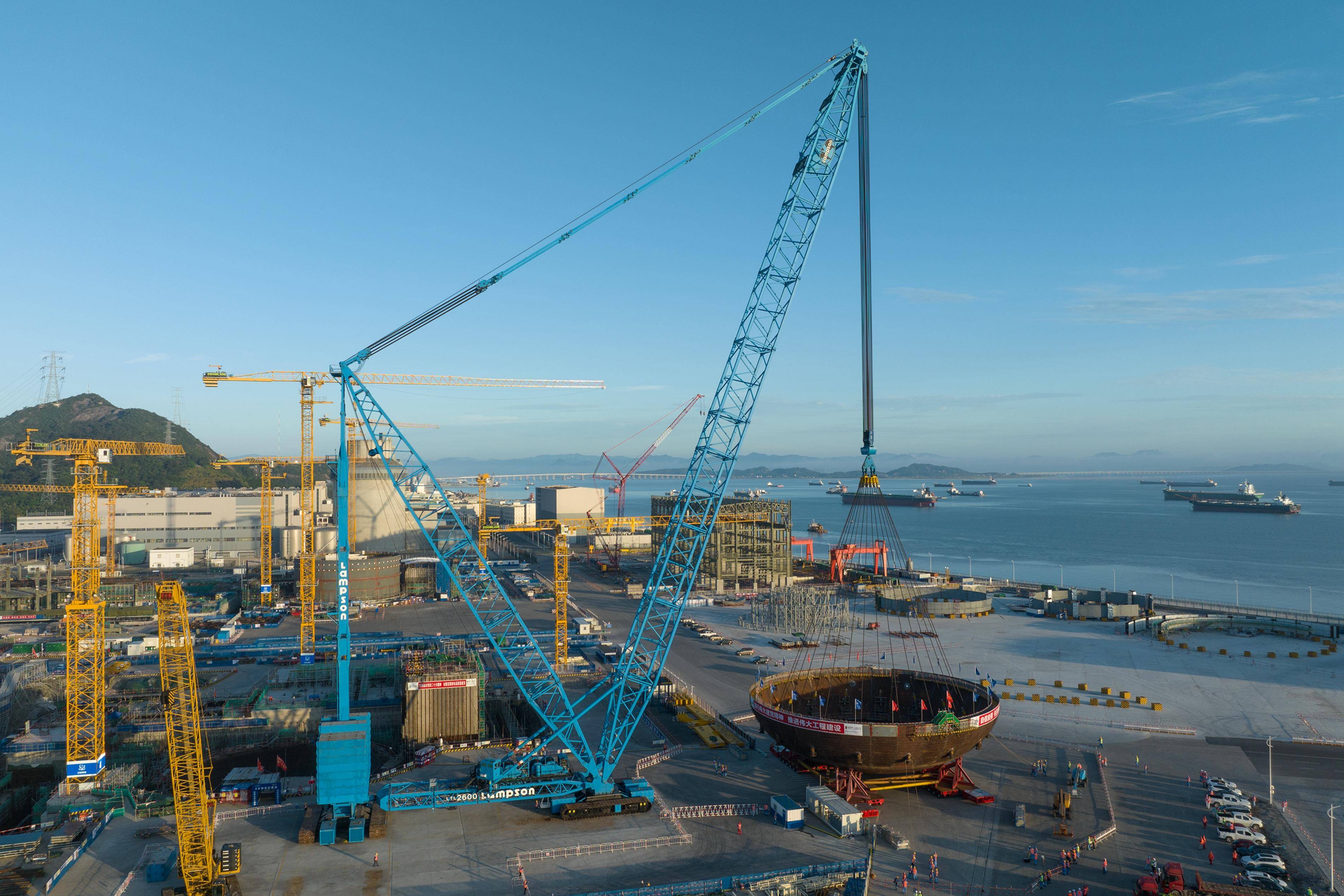 招远来了一座新核岛