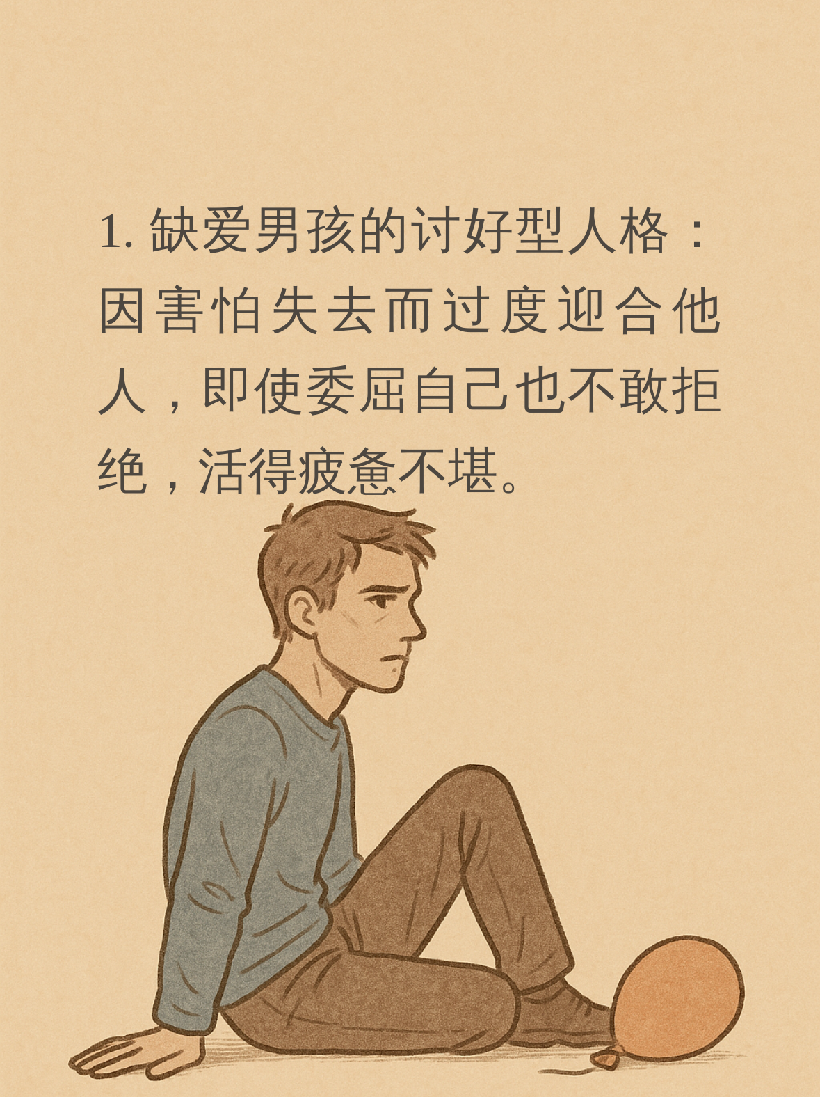 孩子有这些表现，暗示他的内心其实很脆弱