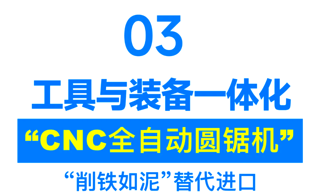 恒而达:产品应用于高精度金属材料锯切